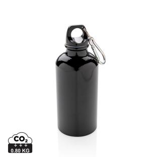 XD Collection Aluminium reusable sport bottle with carabiner 