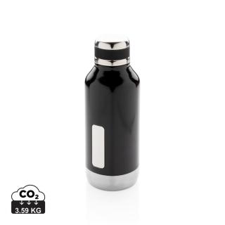 XD Collection Leak proof vacuum bottle with logo plate 