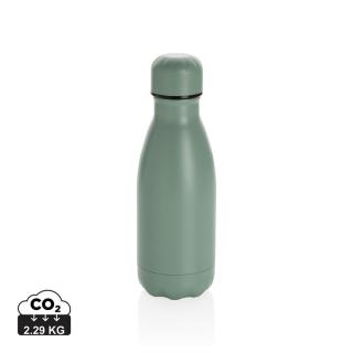 XD Collection Solid colour vacuum stainless steel bottle 260ml Green