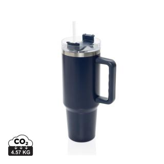 XD Collection Peakflow RCS recycled steel tumbler 1200ML Navy