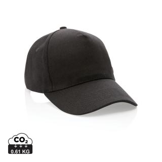 XD Collection Impact 5panel 280gr Recycled cotton cap with AWARE™ tracer 