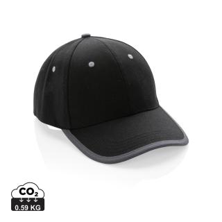 XD Collection Impact AWARE™ Brushed rcotton 6 panel contrast cap 280gr 