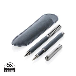 XD Collection Recycled leather pen set 
