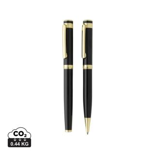 Swiss Peak Luca RCS recycled brass deluxe pen set 