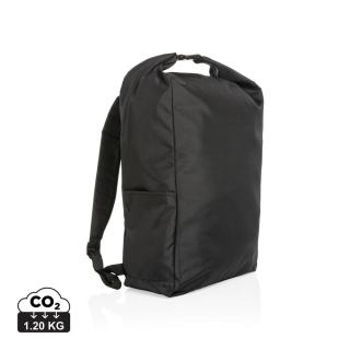 XD Collection Impact AWARE™ RPET lightweight rolltop backpack 