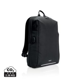 Swiss Peak AWARE™ RFID and USB A laptop backpack 