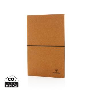XD Collection A5 Notizbuch aus GRS recyceltem Leder 
