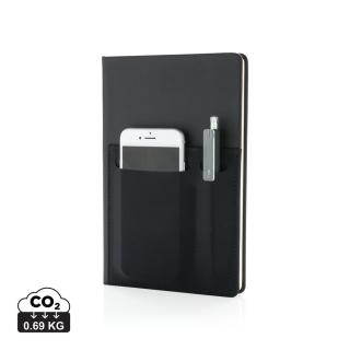 XD Collection A5 Deluxe notebook with smart pockets 
