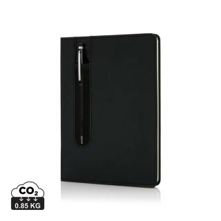XD Collection Basic Hardcover PU A5 Notizbuch mit Stylus-Stift 