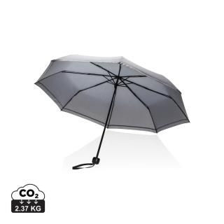 XD Collection 20.5"Impact AWARE™ RPET 190T pongee mini reflective umbrella Convoy grey