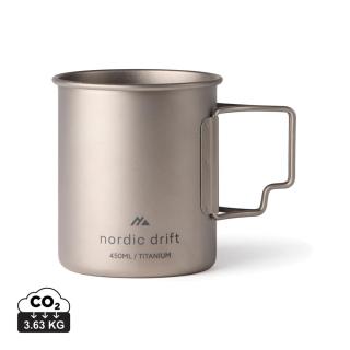 Nordic Drift Trail Ultraleichte Titan-Becher 450ml 