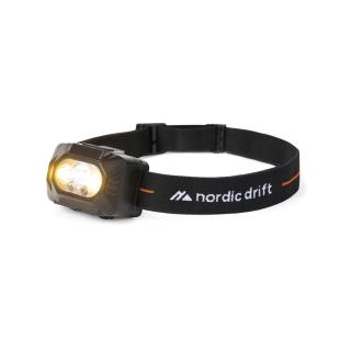 Nordic Drift Everest High-Performance Stirnlampe Dual-Power Schwarz