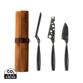 BOSKA Cheese Knife Set Monaco+ Black 