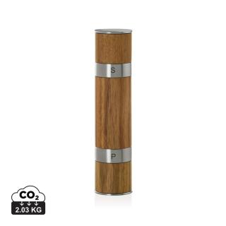 AdHoc Duomill Pepper and salt double mill Brown