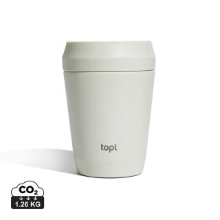Topl-Trinkbecher aus rec. Stahl mit 360-Grad-Deckel 236ml 