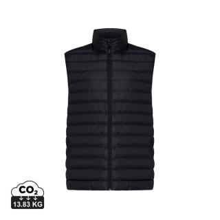 IQONIQ Meru men recycled polyester bodywarmer, black Black | S