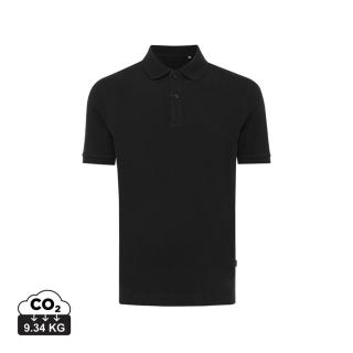 IQONIQ Yosemite Piqué-Poloshirt aus recycelter Baumwolle, schwarz Schwarz | XS