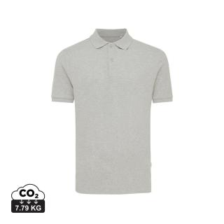 IQONIQ Yosemite Piqué-Poloshirt aus recycelter Baumwolle, Grau meliert Grau meliert | 4XL