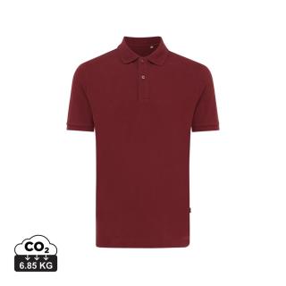 IQONIQ Yosemite Piqué-Poloshirt aus recycelter Baumwolle, Burgunderrot Burgunderrot | XS
