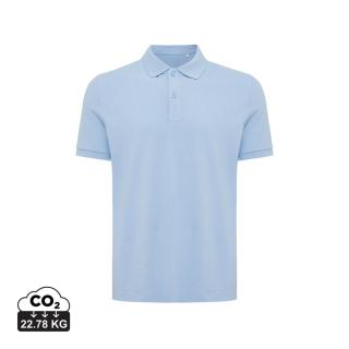 IQONIQ Yosemite Piqué-Poloshirt aus recycelter Baumwolle, himmelblau Himmelblau | 3XL