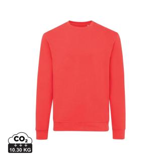 Iqoniq Zion Rundhals-Sweater aus recycelter Baumwolle, Üppiges Rot Üppiges Rot | XXS