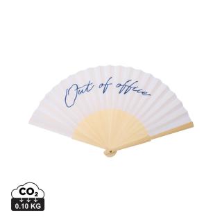 VINGA Out of office hand fan, white White, navy blue