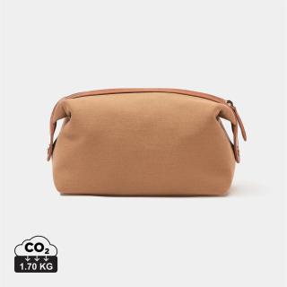 VINGA Sloane toiletry bag RCS recycled polyester Brown
