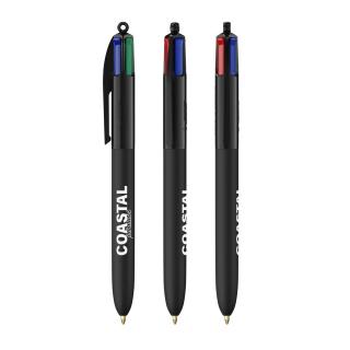 BIC® 4 Colours Soft with Lanyard 
