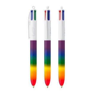 BIC® 4 Colours® Rainbow Decor + Lanyard 