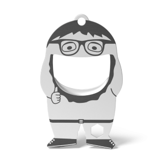 RICHARTZ® FLASCHENÖFFNER fred hipster 
