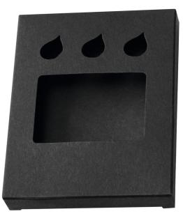 PAPPFALTSCHACHTEL VERPACKUNG, schwarz 