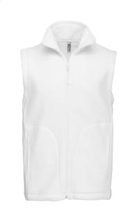 KA913 Fleece-Bodywarmer-Weste, weiß Weiß | L