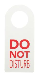 Disturb custom door hanger 