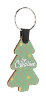 Fjerny Creative custom Christmas keyring, Christmas tree 