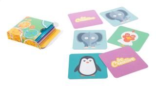 Minimor custom memory game, animals White