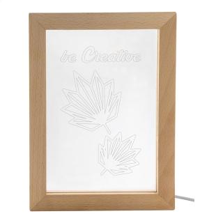 Woodiframe LED-Trophäe Natur