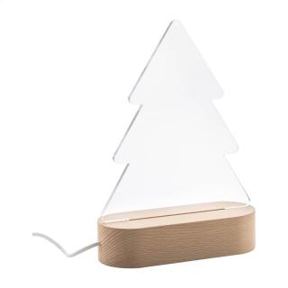 Woodify Xmas Weihnachtsbaum LED-Lichttrophäe Natur