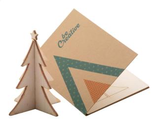 Creax Eco Christmas card, tree 