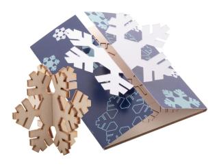 Creax Plus Weihnachtskarte, Schneeflocke 
