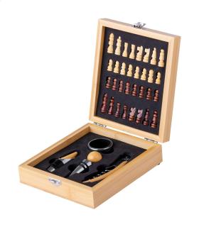 Kaspar chess wine set 