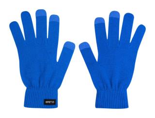 Retouch RPET Tourchscreen-Handschuhe Blau