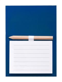 Yakari magnetic notepad Aztec blue