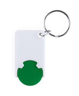 Zabax Schlüsselanhänger mit Einkaufswagenchip Grün