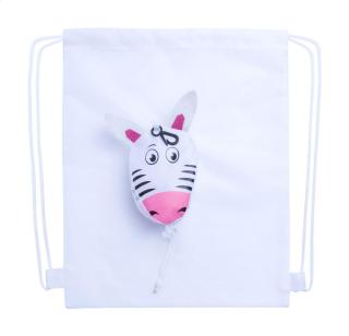 Noah drawstring bag, zebra 