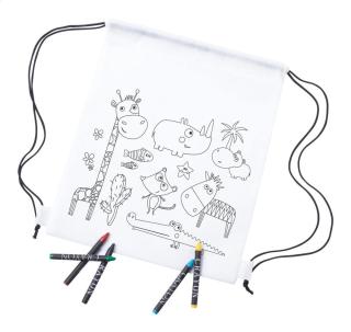 Lobel colouring drawstring bag 