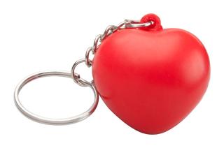 Silene antistress ball with keyring Red
