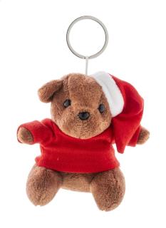 Julnalle plush Christmas teddy bear keyring 
