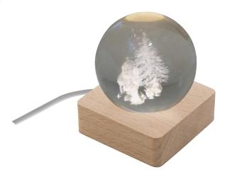 Borealis Christmas light globe 