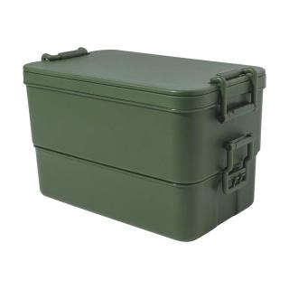Duplox stackable lunch box Green