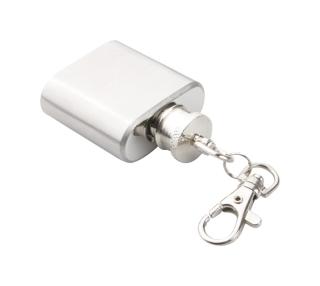 Norge keyring with hip flask 